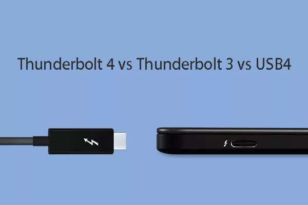 Thunderbolt 3 and Thunderbolt 4